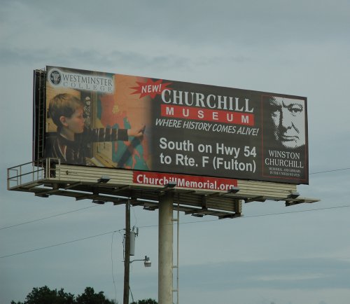 What a strange place to have a Winston Churchill museum. I don't think we've even got one of those in England. Missouri (2007)