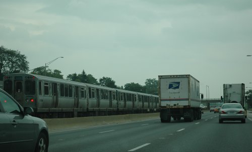 The famous 'over-ground' train system, like you see in the films and in TV shows such as ER. Chicago (2007)