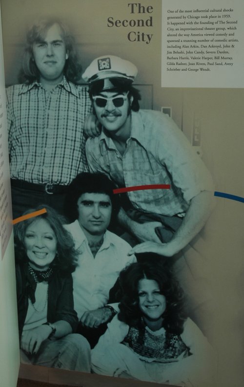 The Second City, an improvisational theatre group which began in Chicago… which spawned lots of famous Actors such as John Candy… check out www.johncandy.com a fan site we have created for the great man. Chicago (2007)