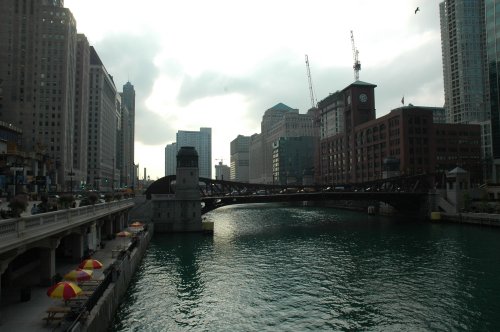 The city has a river running through it. Chicago (2007)