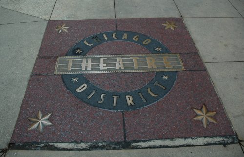 Some of the paving stones you see in the Theatre District. Chicago (2007)