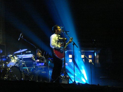 The stadium was around half full while Serj Tankian were playing. I guess some people just preferred to sit in the bar drinking rather than listen to a good band. Nottingham (2007)