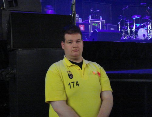 If you do any naughty crowd surfing or don't like being bashed around in the crowd… this man and his friends will pull you out… for your own safety of course. Nottingham (2007)