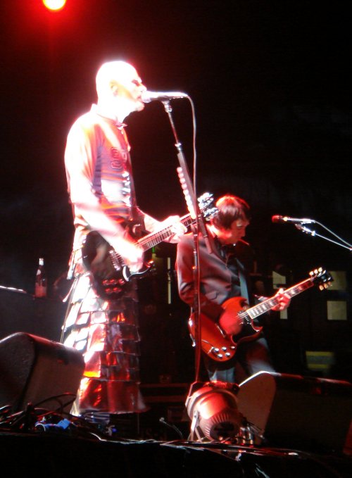 Billy Corgan, lit up like a lightbulb. We need to get Billy Corgan and Pinhead, from the Hellraiser movies, in the same room... just to make sure they are two different people. Nottingham (2008)