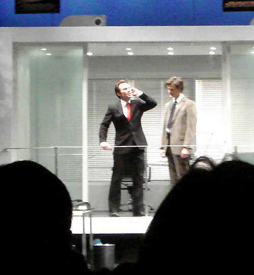 Another sneaky picture of the Swimming with Sharks stage. London (2007)