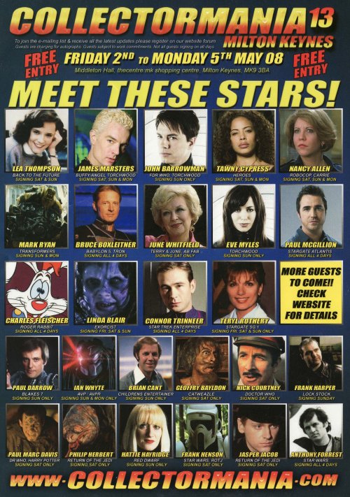 Collectormania 13, Milton Keynes, UK (2008)