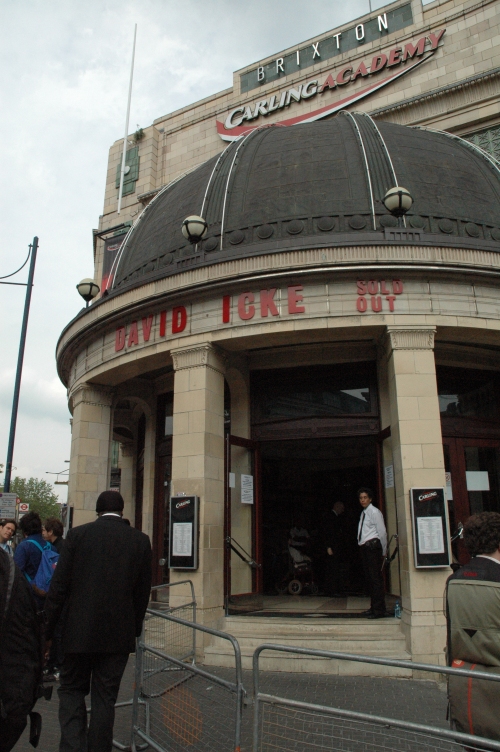 The entrance to Brixton Acadamy, disabled persons first. London, 2008