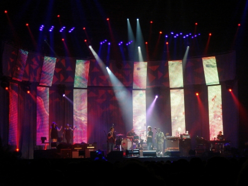 Eric Clapton in the spot light. Nottingham (2008)