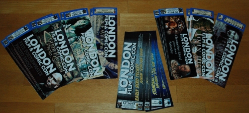 All the tickets we bought before the event. We pre ordered them to make sure we got them before they sold out, as we knew it would be a popular event! London (2008)