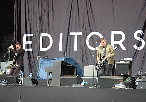 Editors playing one of their hit songs… I don't know which though. Manchester (2008)