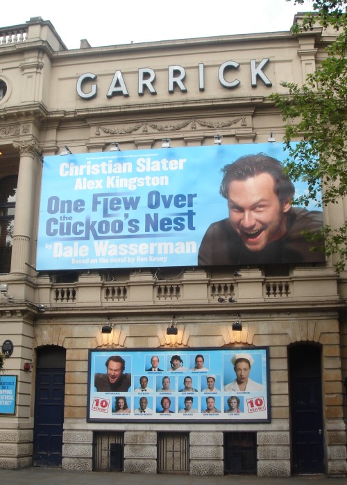 The Garrick theatre where I saw Christian Slater put on a good performance, London (2006)