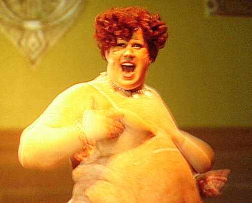 Bubbles, with her clothes off, Nottingham (2006)