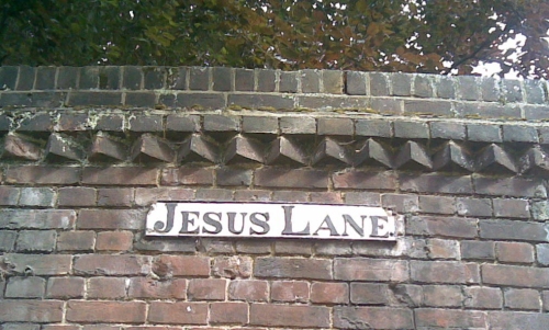 You ain't famous until you've got a street named after you, Cambridge (2006)