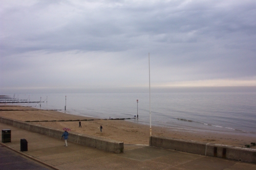 A deserted beach, not the nicest coastal town in Norfolk, Hunstanton (2006)