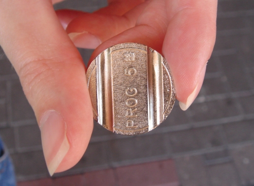 Before you leave you have to buy a car parking token for £4, nice little money maker, Alton Towers (2006)