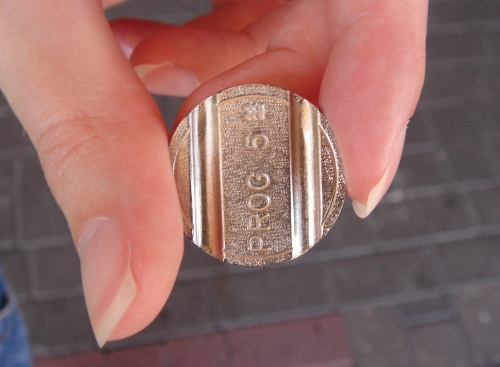 Before you leave you have to buy a car parking token for &pound4, nice little money maker, Alton Towers (2006)