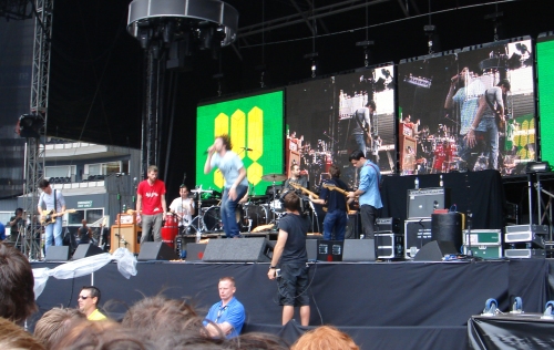 A support band, who were quite good, a bit like a punk rock Pink Floyd, Derby (2006)