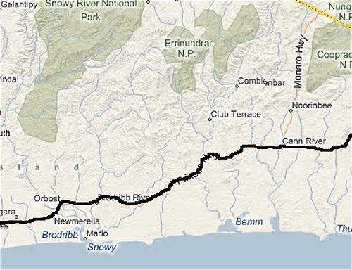 Then we started to head west along the southern coast.