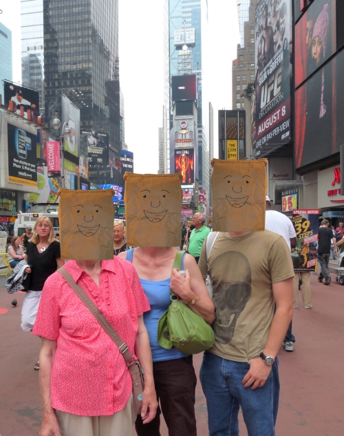 My Nan, Mum and Myself in Times Square! New York, 2009