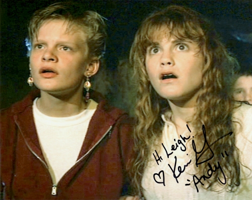 A nice autograph from Kerri Green who was in great movies such as Goonies, Lucas and Summer Rental. Milton Keynes (2009)