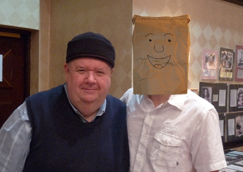 Ian McNeice, star of many great films such as Ace Ventura: When Nature Calls, poses for a photo with me. Birmingham (2009)