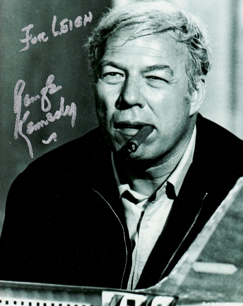 The star of many great hollywood cowboy and action films, George Kennedy, signs an autograph for me. Birmingham (2009)