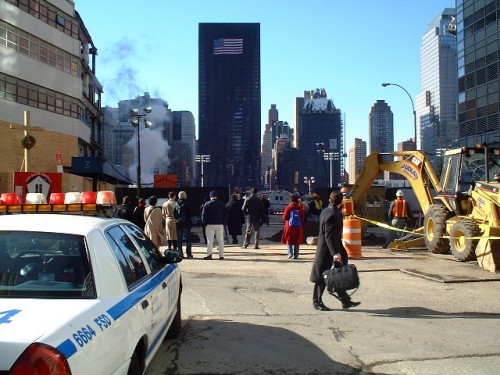 Ground Zero, six months after the terrorist attacks, New York City (2002)