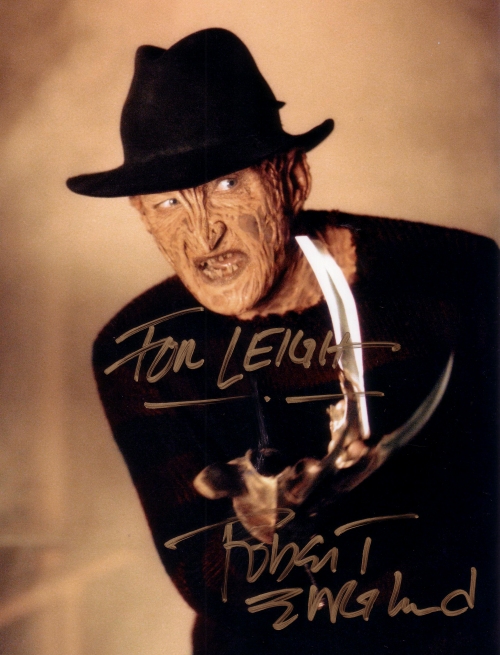 Robert Englund's autograph