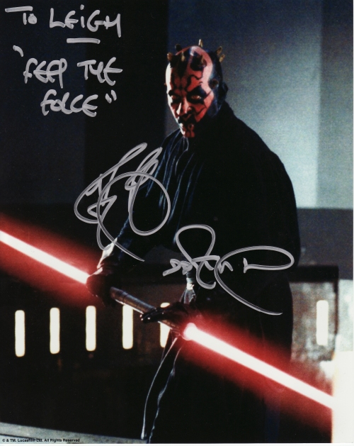 Ray Park's autograph