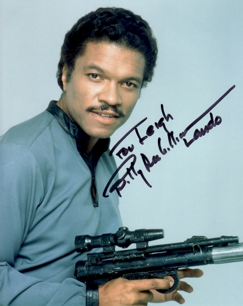 Billy Dee Williams' autograph