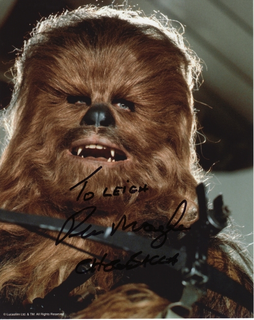 Peter Mayhew's autograph