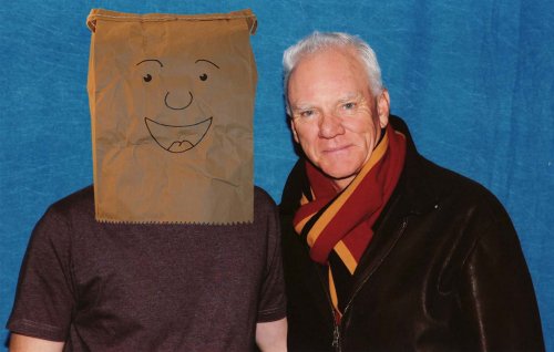 Malcolm McDowell and myself