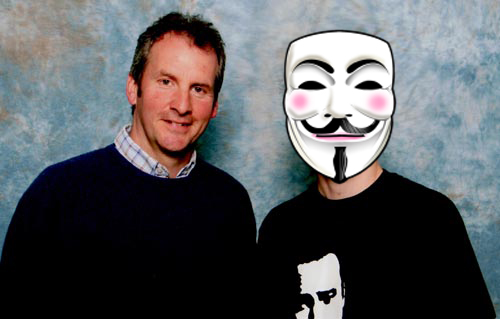 Chris Barrie and myself