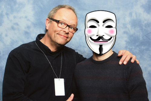 Robert Llewellyn and myself