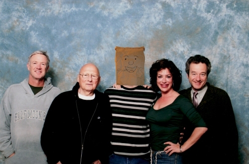 Marc McClure, James Tolkan, Claudia Wells, Jeffrey Weissman and myself