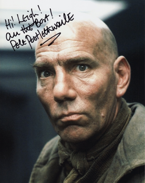 Pete Postlethwaite's autograph