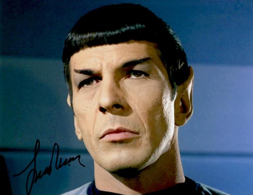 Leonard Nemoy's autograph