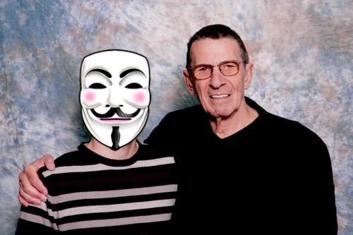 Leonard Nemoy and myself