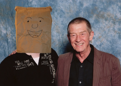 John Hurt and myself