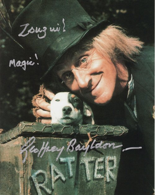 Geoffrey Bayldon's autograph