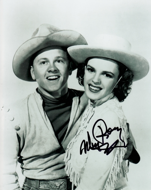 Mickey Rooney's autograph