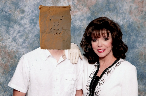 Joan Collins and myself