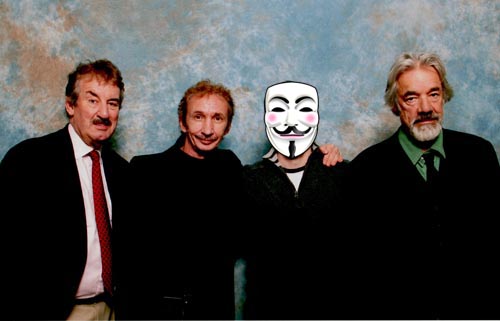 John Challis, Patrick Murray, Roger Lloyd Pack and myself