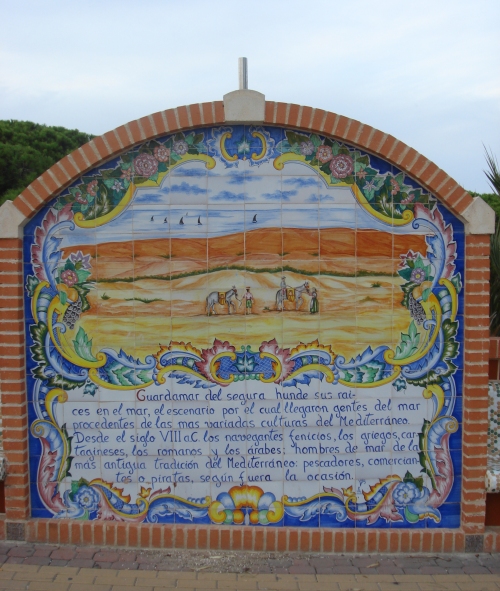 A piece of history of Guardamar, horses and sailing boats, Spain (2006)