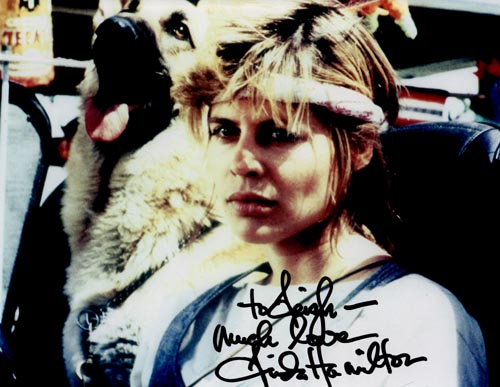 Linda Hamilton's autograph