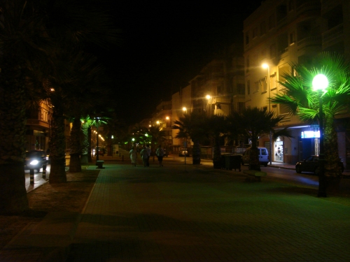 A street in Guaramar, lit by pretty lights, Spain (2006)