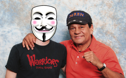 Roberto Duran and myself