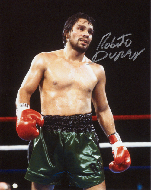 Roberto Duran's autograph