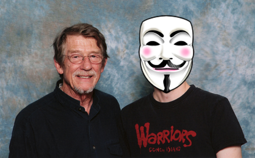 John Hurt and myself