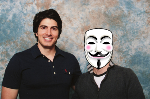 Brandon Routh and myself